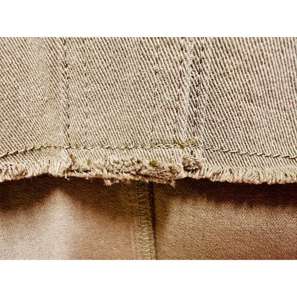 Davi & Dani Women’s Olive Green “Rock & Roll” Frayed Utility Jacket. Sz L NEW - Picture 12 of 13